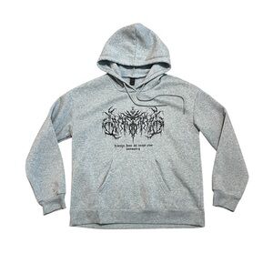 Heavy metal tribal print DoomsDay hoodie